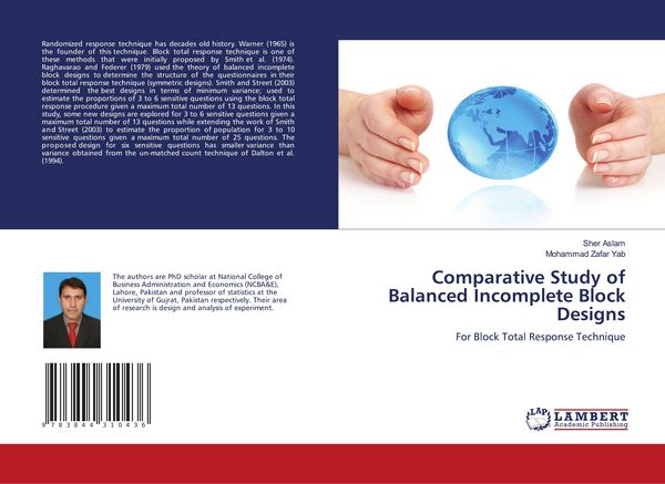 Produktbild: Comparative Study of Balanced Incomplete Block Designs