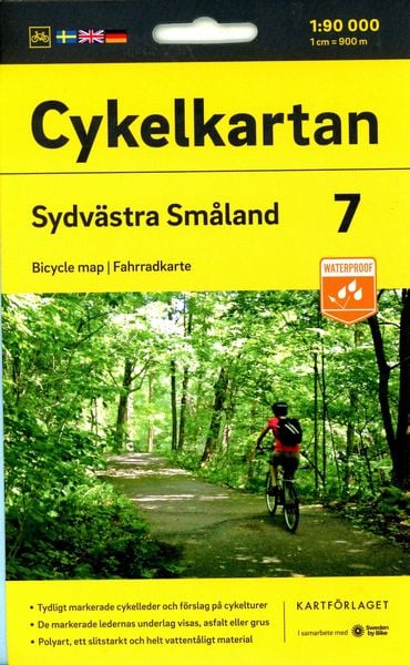 Produktbild: Cykelkartan Blad 7 Sydv&auml;stra Sm&aring;land 1:90000