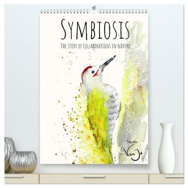 Symbiosis, the story of collaborations in nature (High Quality Premium Wall Calendar 2026 DIN A2 portrait),CALVENDO 12 Month Wall Calendar