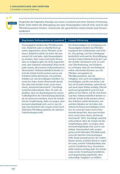 Argumentation 7 Klasse Gymnasium Musteraufsatz So schreibe ich einen Aufsatz! 7./8. Klasse. - 7. Klasse Schulbuch