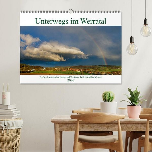 Produktbild: Unterwegs im Werratal (Wandkalender 2026 DIN A2 quer), CALVENDO Monatskalender