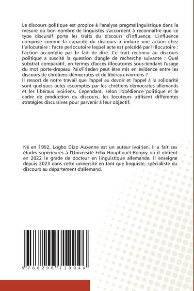 Produktbild: L'illocutoire dans l'usage du mot porte-drapeau ' paix / frieden '