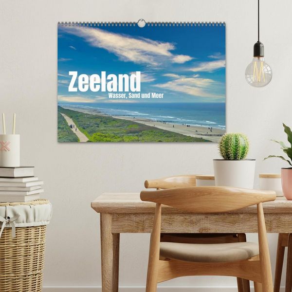 Produktbild: Zeeland - Wasser, Sand und Meer (Wandkalender 2026 DIN A3 quer), CALVENDO Monatskalender