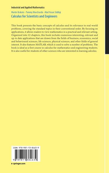 Produktbild: Calculus for Scientists and Engineers