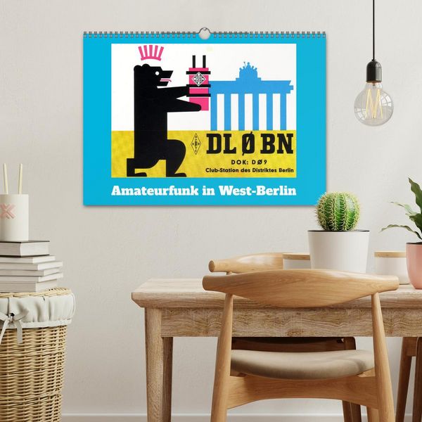 Produktbild: Amateurfunk in West-Berlin (Wandkalender 2026 DIN A3 quer), CALVENDO Monatskalender