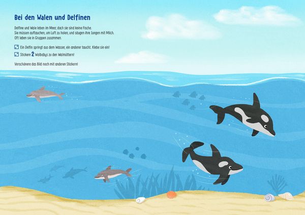 Produktbild: Kunterbunter Stickerspa&szlig; - Z&auml;hlen lernen mit Tieren