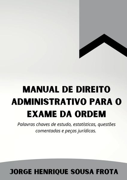 Produktbild: Manual De Direito Administrativo Para O Exame Da Ordem