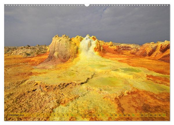 Produktbild: Vulkane &Auml;thiopiens - Erta Ale und Dallol (Wandkalender 2026 DIN A2 quer), CALVENDO Monatskalender