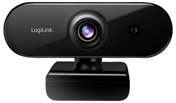 Produktbild: LogiLink UA0371 Full HD-Webcam Klemm-Halterung, Mikrofon