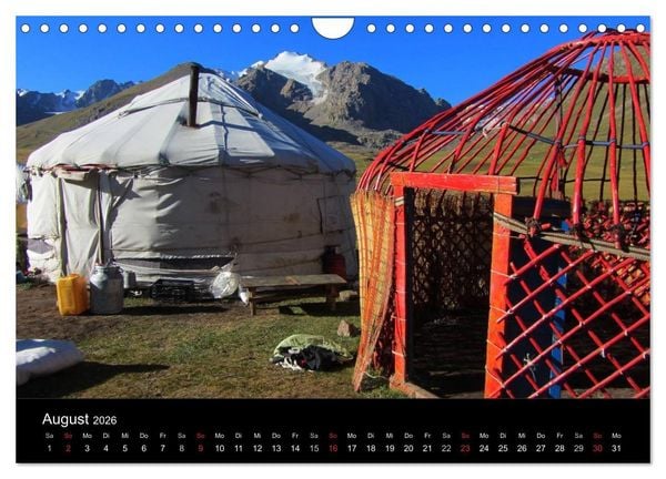 Produktbild: Kirgistan 2026 (Wandkalender 2026 DIN A4 quer), CALVENDO Monatskalender