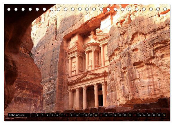 Produktbild: Jordanien - Ein Land der Superlative (Tischkalender 2026 DIN A5 quer), CALVENDO Monatskalender