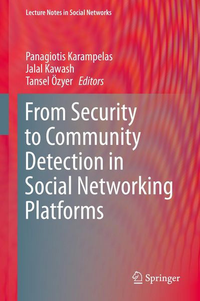 Produktbild: From Security to Community Detection in Social Networking Platforms