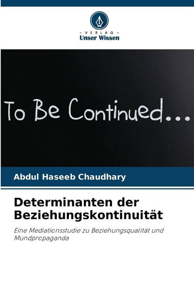 Produktbild: Determinanten der Beziehungskontinuit&auml;t