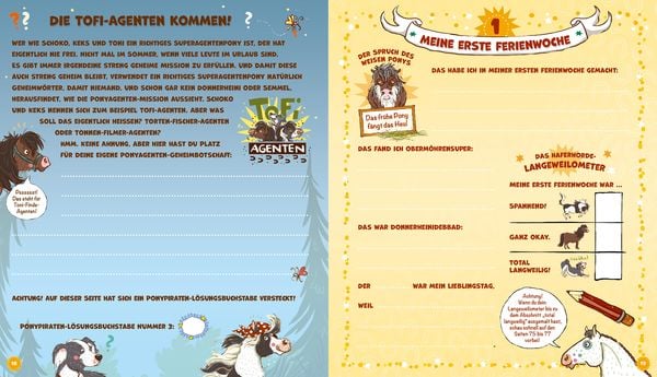 Produktbild: Mein Haferhorde-Ferienbuch