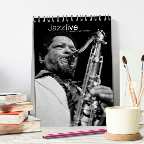 Produktbild: Jazz live (Tischkalender 2026 DIN A5 hoch), CALVENDO Monatskalender
