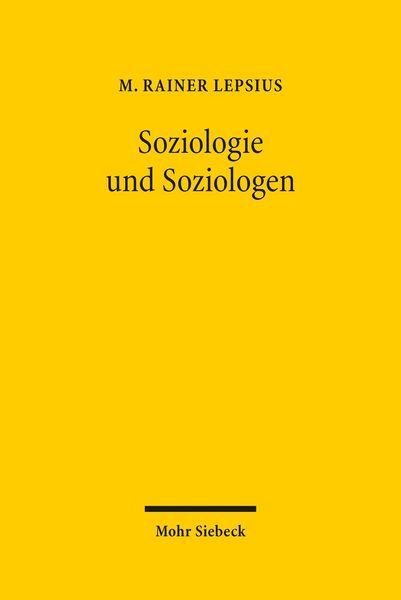 Produktbild: Soziologie und Soziologen