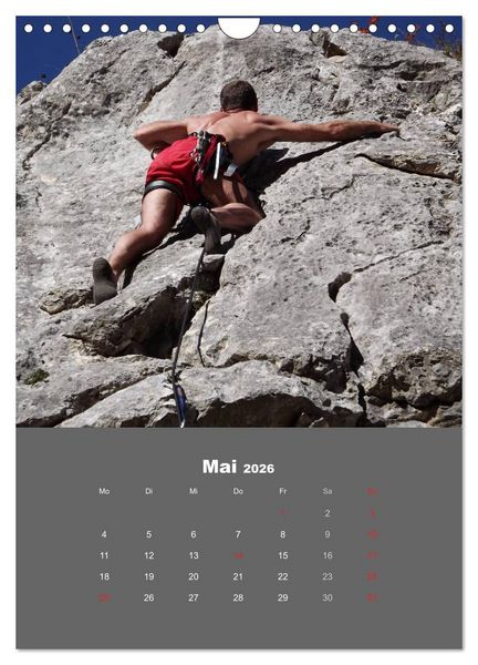 Produktbild: Erlebnis Outdoor Klettern (Wandkalender 2026 DIN A4 hoch), CALVENDO Monatskalender