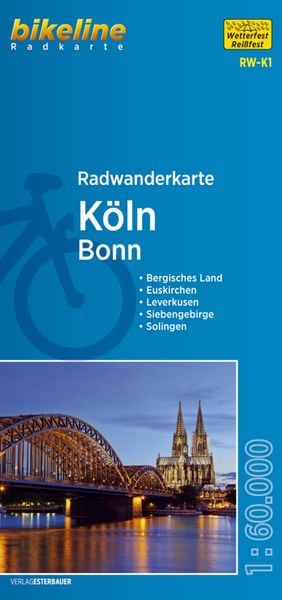 Bikeline Radwanderkarte Köln / Bonn 1 : 60 000, Sonstige von , Esterbauer, 978-3-85000-403-9