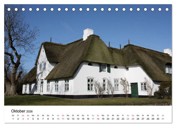 Produktbild: Friesenh&auml;user (Tischkalender 2026 DIN A5 quer), CALVENDO Monatskalender