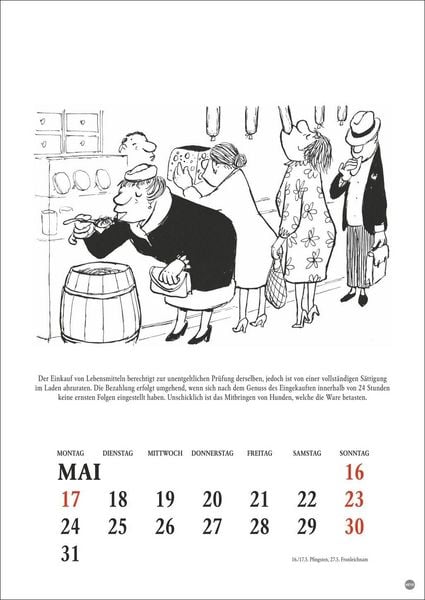 Produktbild: Loriot Heile Welt Halbmonatskalender 2027