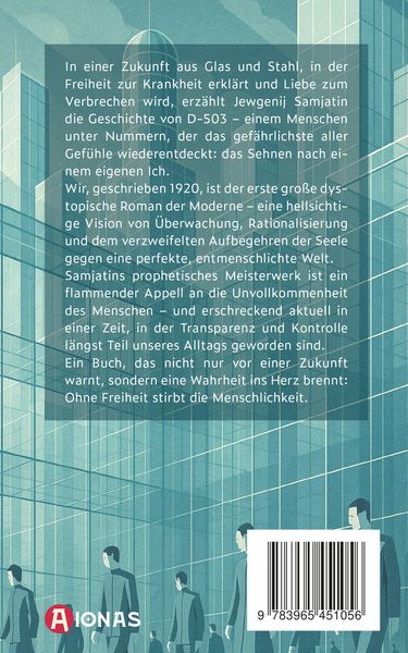 Produktbild: Wir. Ein dystopischer Roman. Jevgenij Samjatin