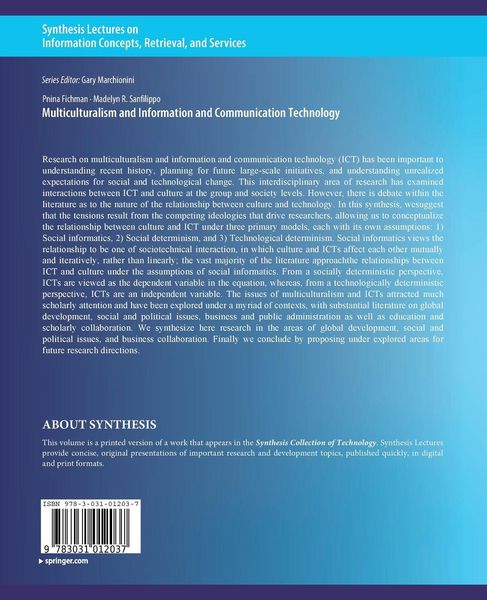 Produktbild: Multiculturalism and Information and Communication Technology