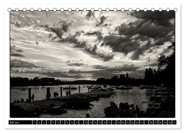 Produktbild: Boden-Seen-Sucht (Tischkalender 2027 DIN A5 quer), CALVENDO Monatskalender
