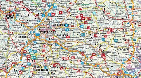 Produktbild: ROTHER Wanderf&uuml;hrer Rund um Stuttgart