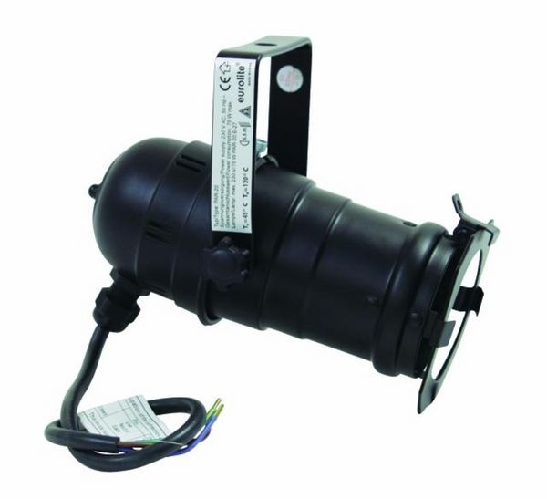 Produktbild: Eurolite PAR-20 Spot Halogen-PAR-Scheinwerfer Schwarz