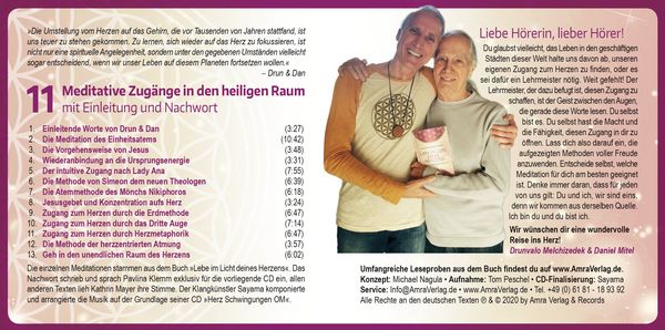 Produktbild: Lebe im Licht deines Herzens: Gef&uuml;hrte Meditationen f&uuml;r den Zugang in den heiligen Raum