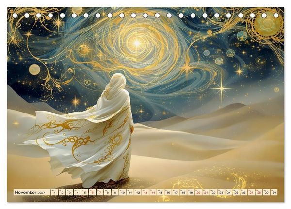 Produktbild: W&uuml;stenmagie (Tischkalender 2027 DIN A5 quer), CALVENDO Monatskalender