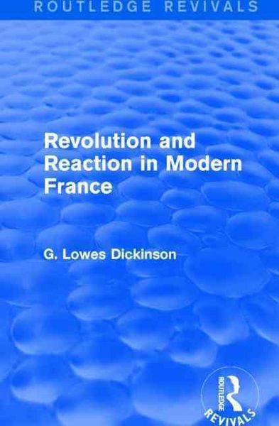 Produktbild: Dickinson, G: Revolution and Reaction in Modern France