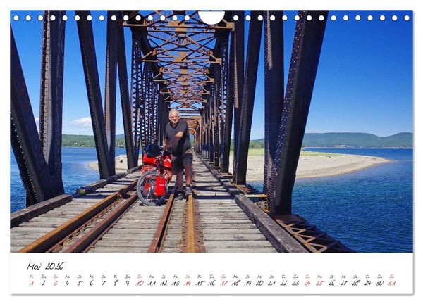 Produktbild: Abenteuer Radreisen (Wandkalender 2026 DIN A4 quer), CALVENDO Monatskalender