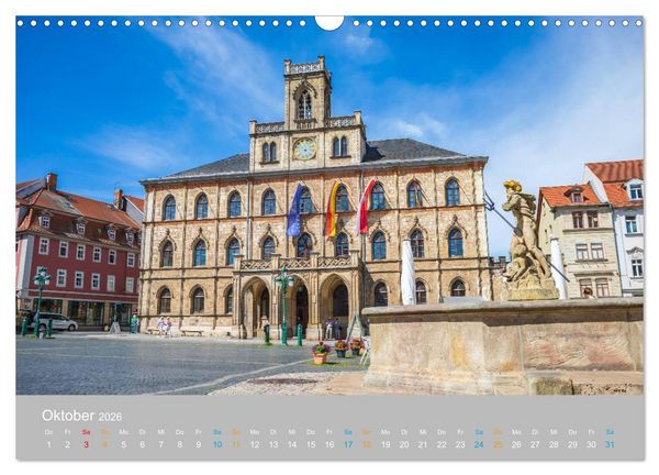 Produktbild: Weimar - das kulturelle Erbe (Wandkalender 2026 DIN A3 quer), CALVENDO Monatskalender