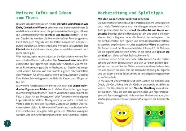 Produktbild: Die kleine Wolke und die Grundformen. Erz&auml;hlschienen-Figurenset
