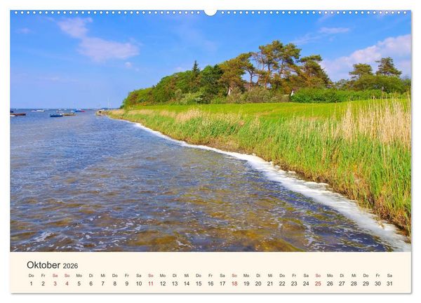 Produktbild: Ummanz - Naturparadies in der R&uuml;gener Boddenlandschaft (Wandkalender 2026 DIN A2 quer), CALVENDO Monatskalender
