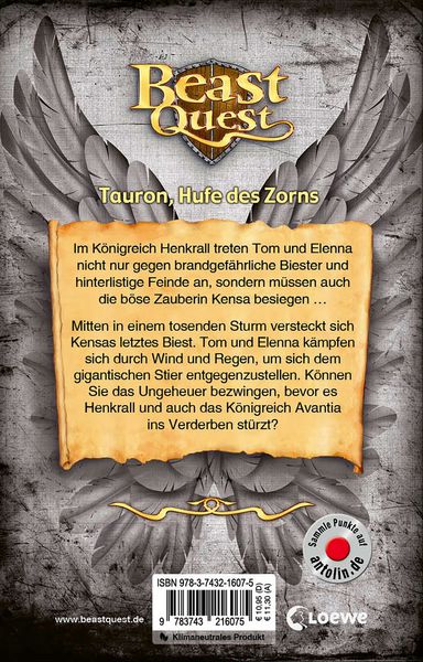 Produktbild: Beast Quest (Band 66) - Tauron, Hufe des Zorns
