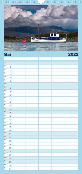 Produktbild: Familienplaner Schottland - Wildes Land im Norden (Wandkalender 2022 , 21 cm x 45 cm, hoch)