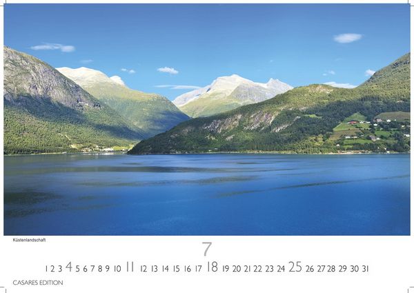 Produktbild: Norwegen Kalender 2027 &ndash; Wandkalender | Fotokalender Nordeuropa 24x35cm - Mit 12 atemberaubenden Norwegen-Fotografien, die die Sch&ouml;nheit der norwegischen Natur festhalten