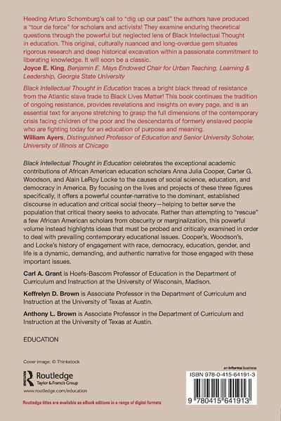 Produktbild: Black Intellectual Thought in Education