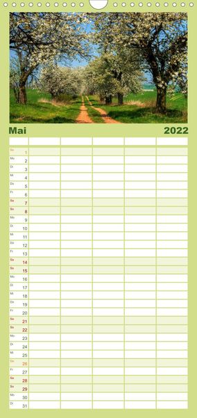 Produktbild: Harz Landschaften - Familienplaner hoch (Wandkalender 2022 , 21 cm x 45 cm, hoch)