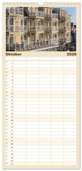 Produktbild: Familienplaner 2026 - B&uuml;sumer Impressionen mit 5 Spalten (Wandkalender, 21 x 45 cm) CALVENDO