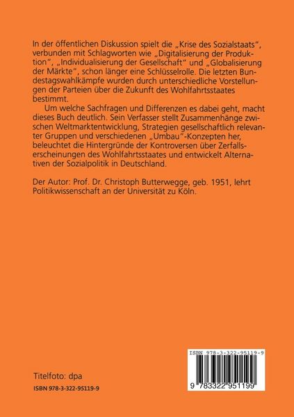 Produktbild: Wohlfahrtsstaat im Wandel