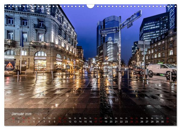 Produktbild: Frankfurt city view (Wandkalender 2026 DIN A3 quer), CALVENDO Monatskalender