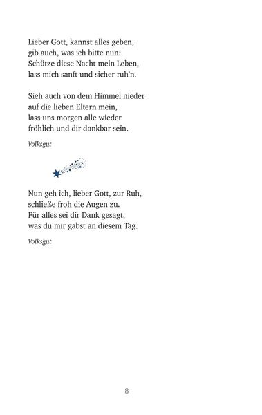 Produktbild: Die sch&ouml;nsten Gebete zur Nacht