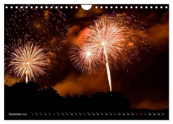 Produktbild: Feuer &bull; W&auml;rme, Licht & Gefahr (Wandkalender 2026 DIN A4 quer), CALVENDO Monatskalender