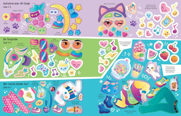 Produktbild: Mein Anziehpuppen-Stickerbuch: K-Pop
