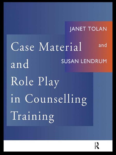 Produktbild: Case Material and Role Play in Counselling Training