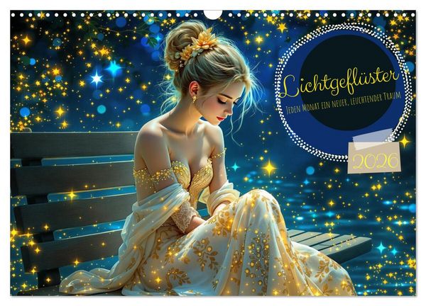 Lichtgeflüster (Wandkalender 2026 DIN A3 quer), CALVENDO Monatskalender