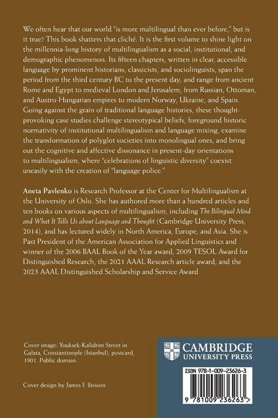 Produktbild: Multilingualism and History